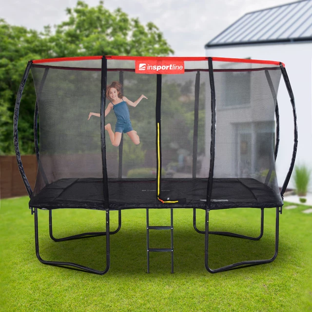 Rectangular Trampoline Set inSPORTline QuadJump 244*335 cm