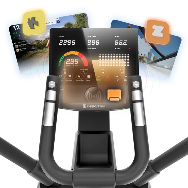 Elliptical Trainer inSPORTline e-Velocer ET • Built-In Power Generator