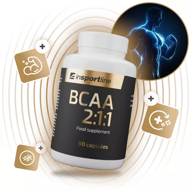 Amin Acids inSPORTline BCAA 2:1:1 – 90 Capsules