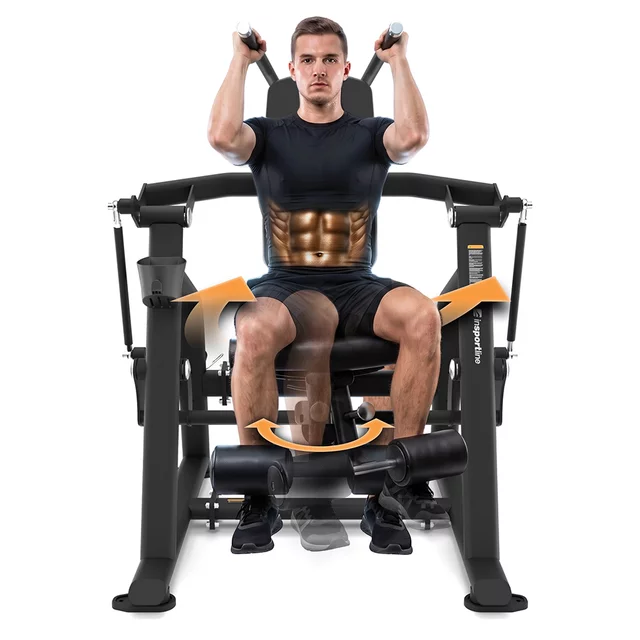 Plate-Loaded Seated Abdominal Machine inSPORTline Velocer