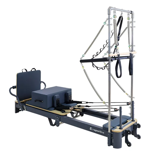 Pilates Reformer inSPORTline Comfolder EVO - Beige