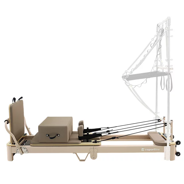 Pilates Reformer inSPORTline Comfolder EVO - Beige