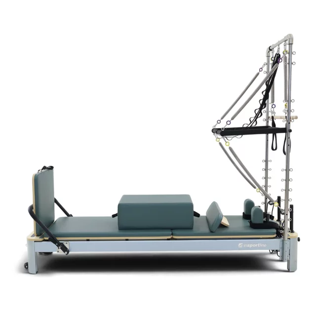 Pilates Reformer inSPORTline Oquiler - Green-Blue