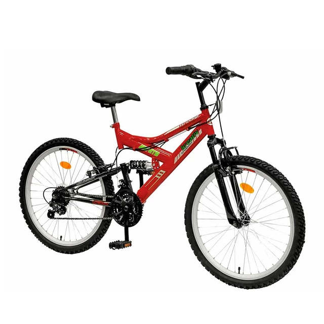 Junior bike DHS Kreativ 2441 - model 2011 - Red-Black