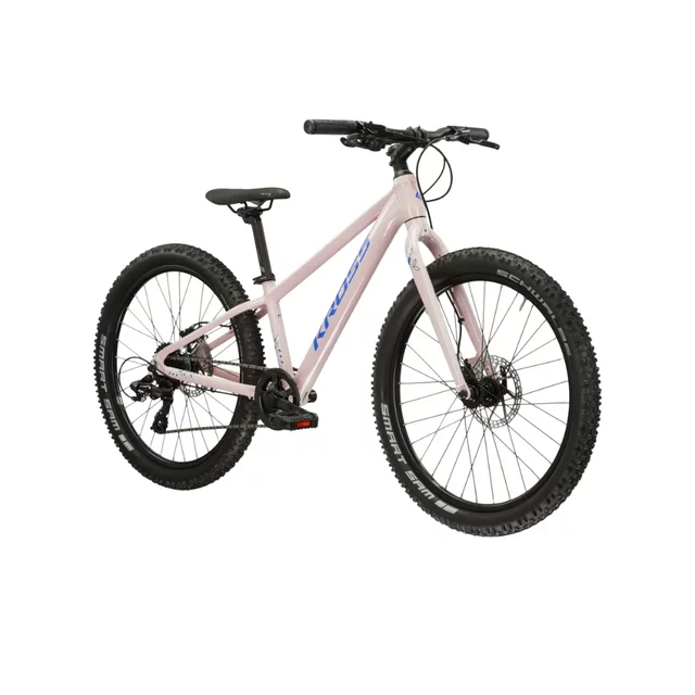 Junior Girls’ Bike Kross LEA JR 2.0 24” – 2025 - fialová / černá / lesk - růžová / fialová / lesk