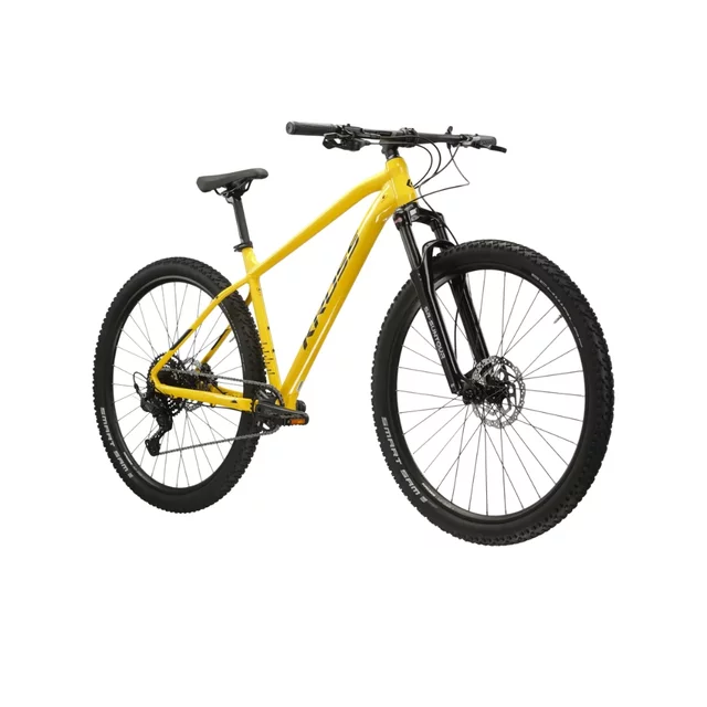 Mountain Bike Kross Level 4.0 29” Gen 007 - šedá / červená / lesk - černá / žlutá / lesk