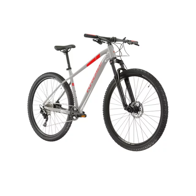 Mountain Bike Kross Level 4.0 29” Gen 007 - šedá / červená / lesk - šedá / červená / lesk