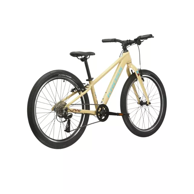 Junior Bike Kross LEVEL JR 1.0 24” Gen 007 - červená / marinový / lesk