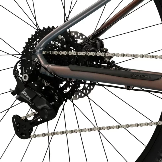 Mountain Bike Kross Level X100 29” – 2026 - šedá / hnědá / matný