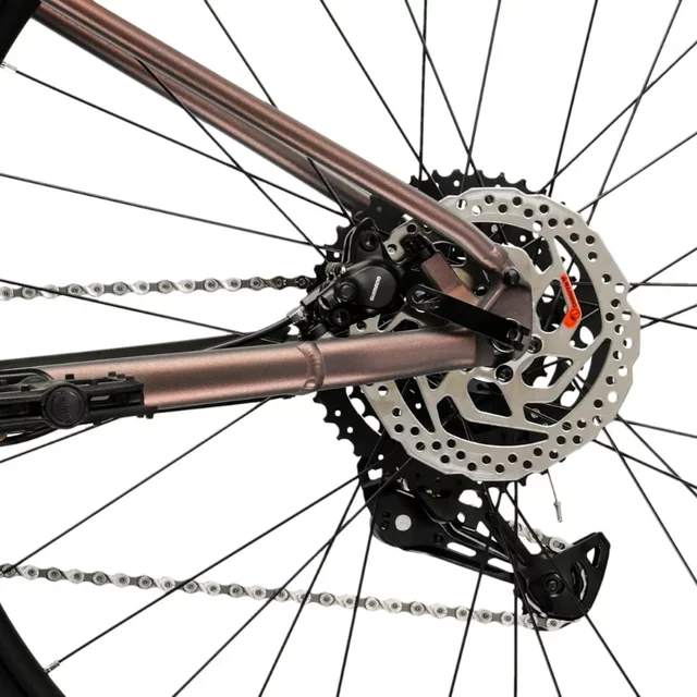 Mountain Bike Kross Level X100 29” – 2026 - šedá / hnědá / matný