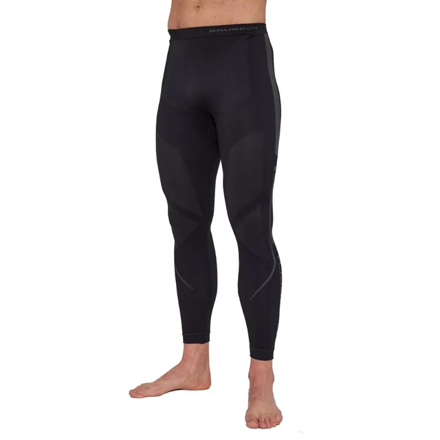 Men’s Long Performance Pants Brubeck Dry LE1432M - Black/Graphite - Black/Graphite