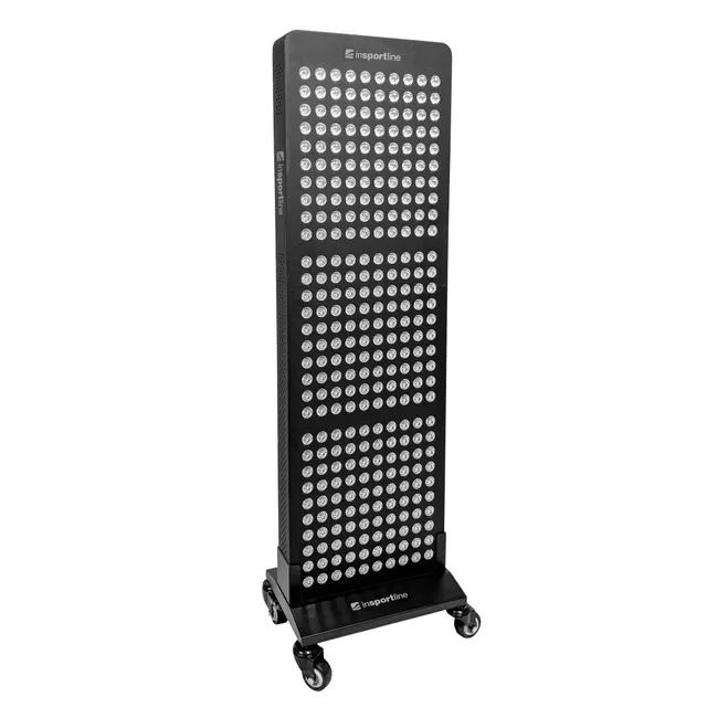 Roller Stand for LED Infrared Light Therapy Panel inSPORTline Lustar - Black