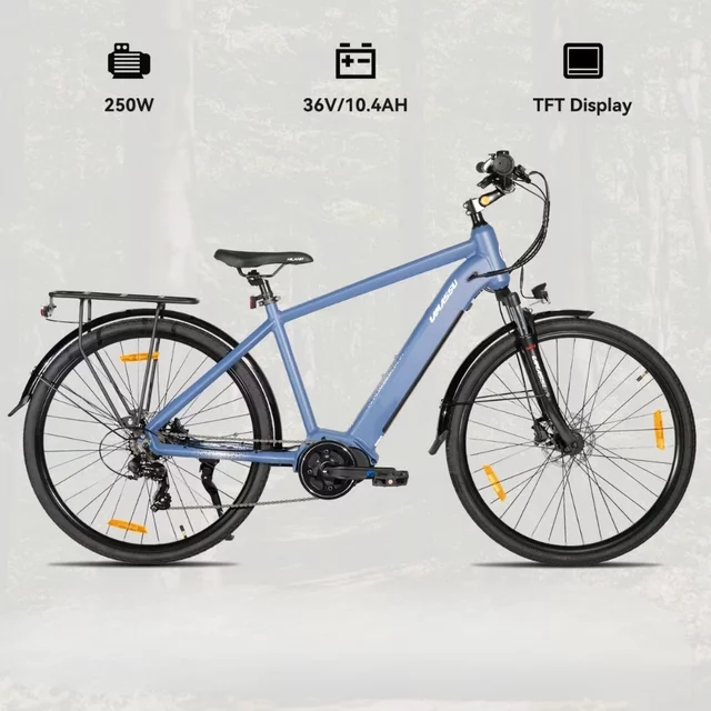 Trekking E-Bike Lamassu Allanton 27.5” 374 Wh • Up to 80 km Range - Blue