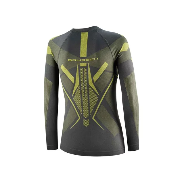 Women’s Long-Sleeve Performance Shirt Brubeck Dry LS1736W - Black/Graphite