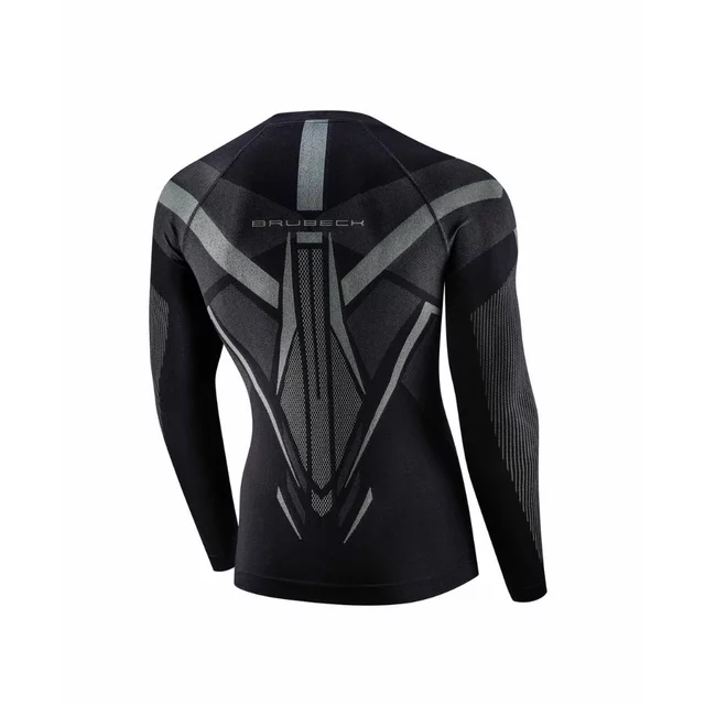 Men’s Long-Sleeve Performance Shirt Brubeck Dry LS1743M - Black/Graphite