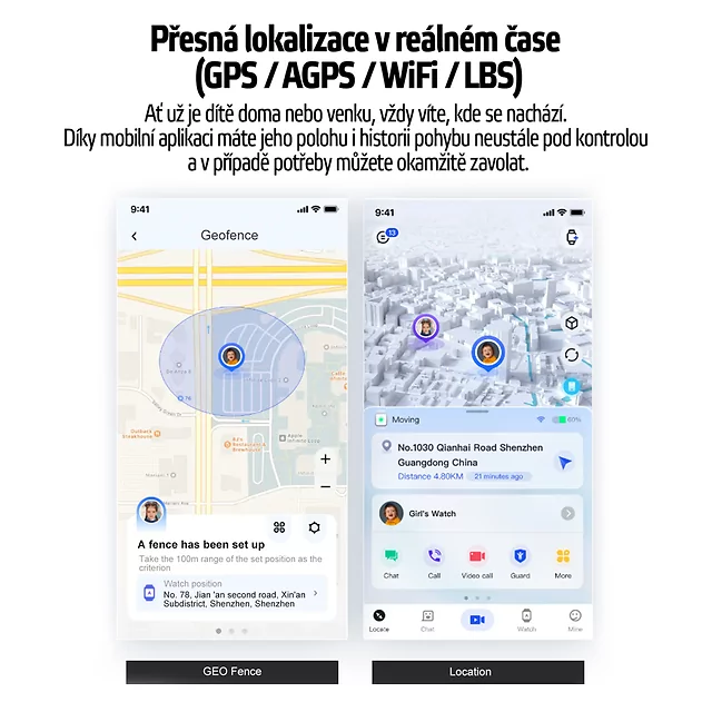 Children’s Smart Watch inSPORTline Cubbio - White