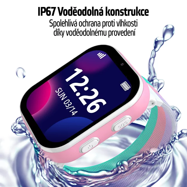 Children’s Smart Watch inSPORTline Cubbio - White