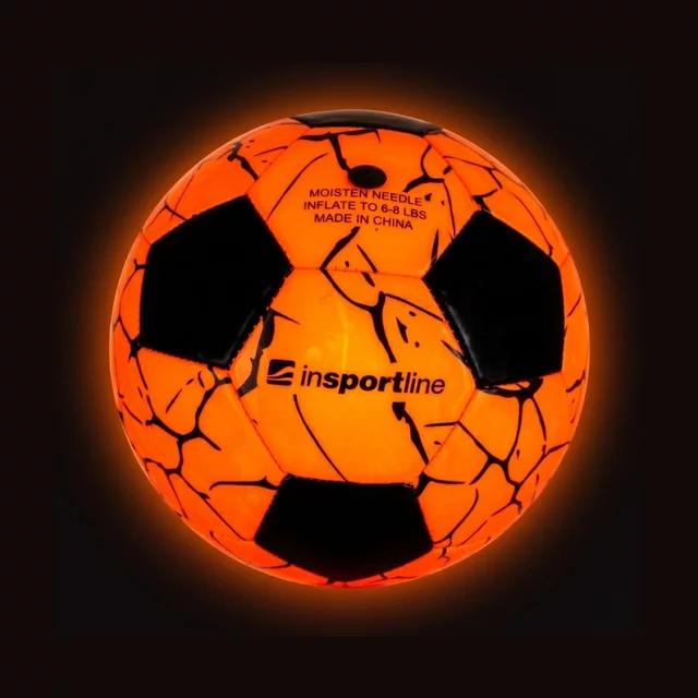 Light‑Up Soccer Ball w/ LED Light inSPORTline Lumikick, Size 5