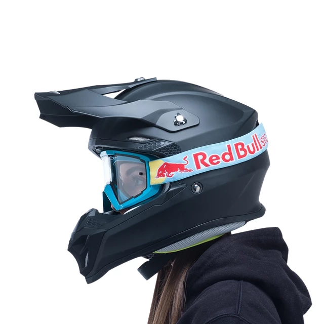 Motocross Goggles Red Bull Spect Whip, Neon Blue, Clear Lens