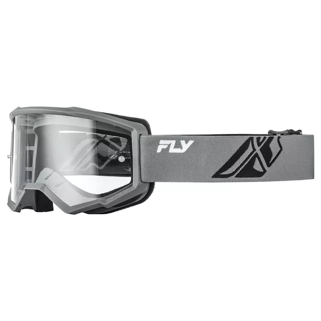 Children’s Motocross Goggles Fly Racing Focus Youth - červená/černá, čiré plexi - šedá/černá, čiré plexi