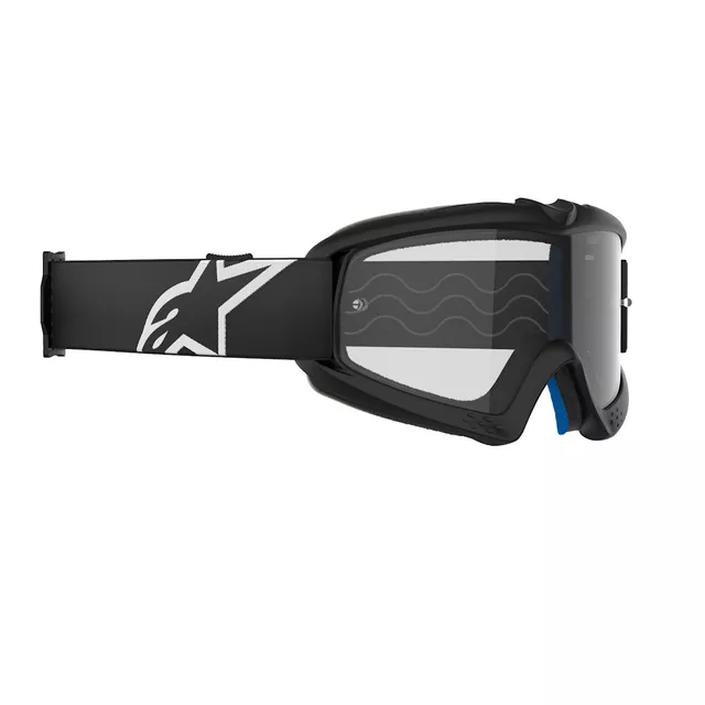 Children’s Motocross Goggles Alpinestars Vision Youth - Hollow černá antracit/žlutá fluo, čiré plexi