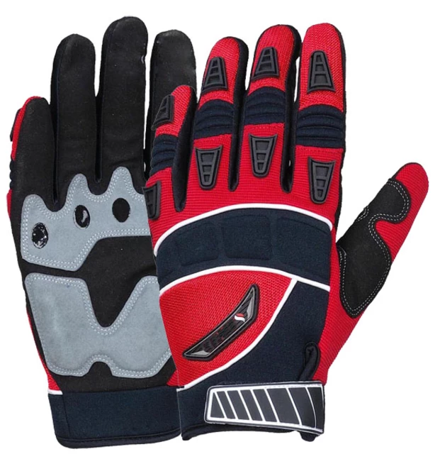 WORKER MT769 motorcycle gloves - Red - Red