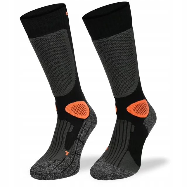 Motorcycle Socks Comodo MTB2 - Black Orange - Black Orange
