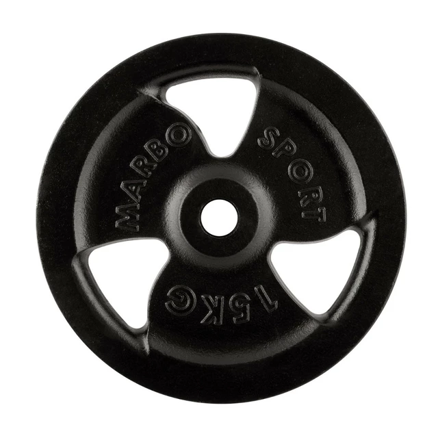 Cast Iron Weight Plate Marbo Sport MW-O15 Tri Grip 15 kg
