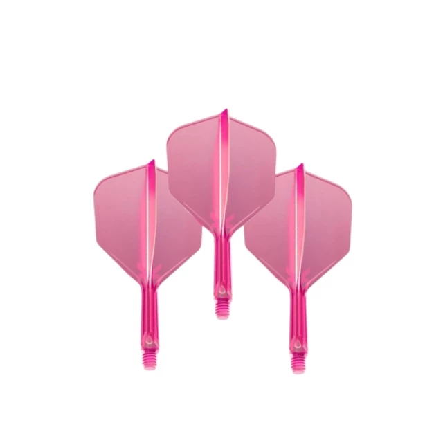 Dart Flights Target K-Flex Neon No.6 Medium – 3-Pack - Fluo Orange - Fluo Pink