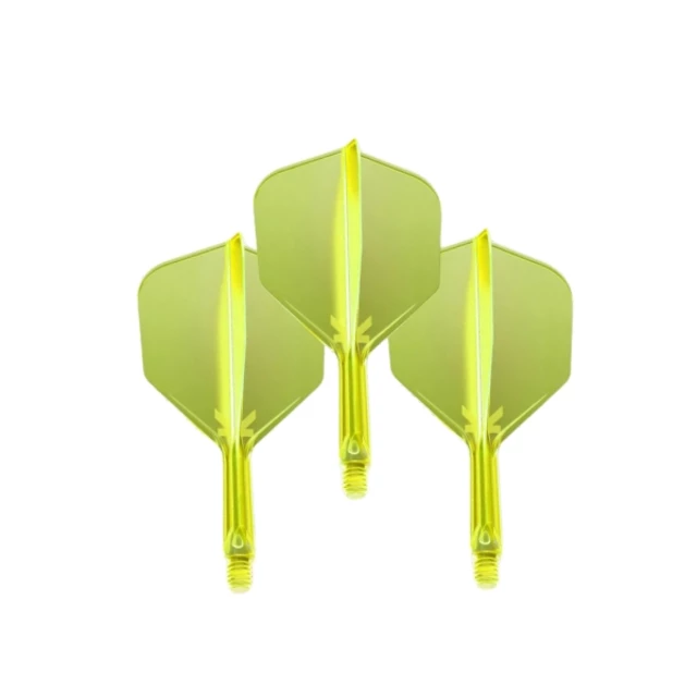 Dart Flights Target K-Flex Neon No.6 Medium – 3-Pack - Fluo Orange - Fluo Yellow