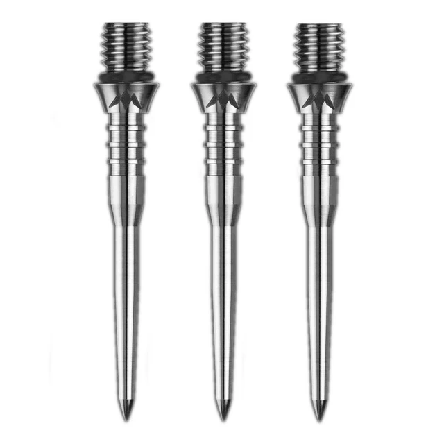 Dart Points Mission Titan Pro Ti Conversion Grooved Silver 26 mm – 3-Pack