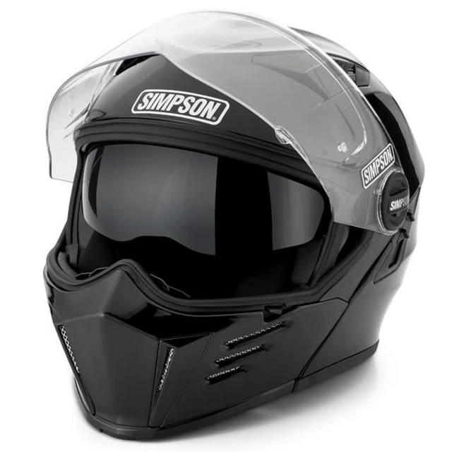 Motorcycle Helmet Simpson Darksome Black