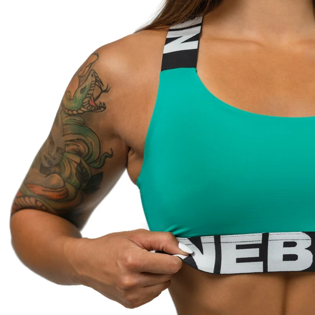 Medium Support Sports Bra Nebbia ICONIC 230 - Blue