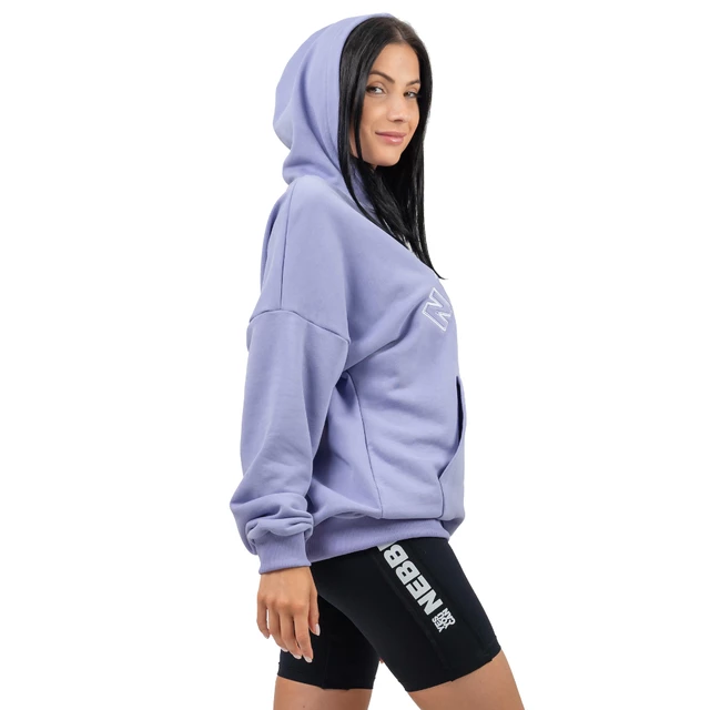 Oversized Hoodie Nebbia GYM RAT 256 - Blue