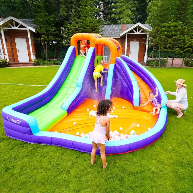Inflatable Bounce House AirMyFun Double Slide 83006