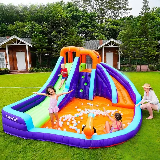 Inflatable Bounce House AirMyFun Double Slide 83006