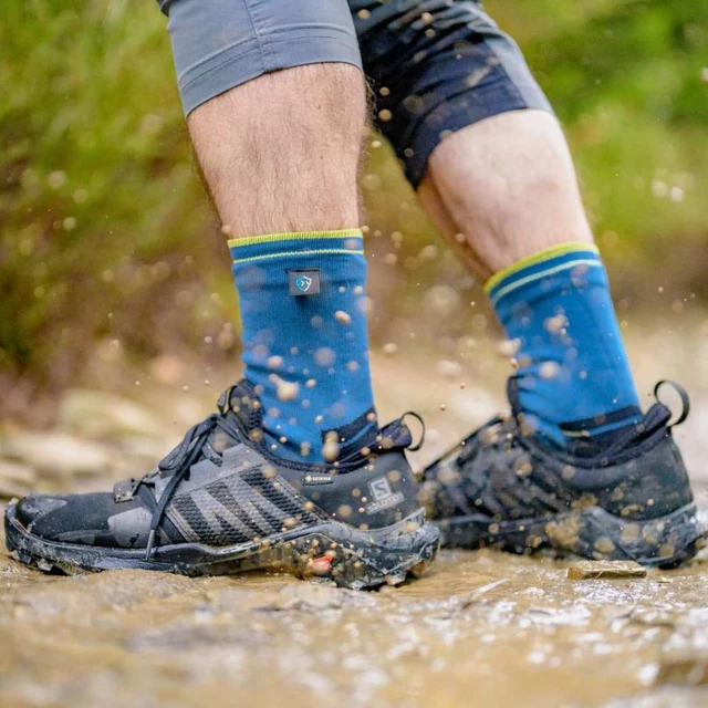 Waterproof Socks DexShell Running Lite 2.0 - Mallard Blue