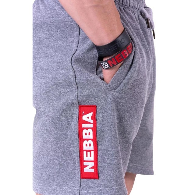 Men’s Shorts Nebbia Red Label 152 - Grey