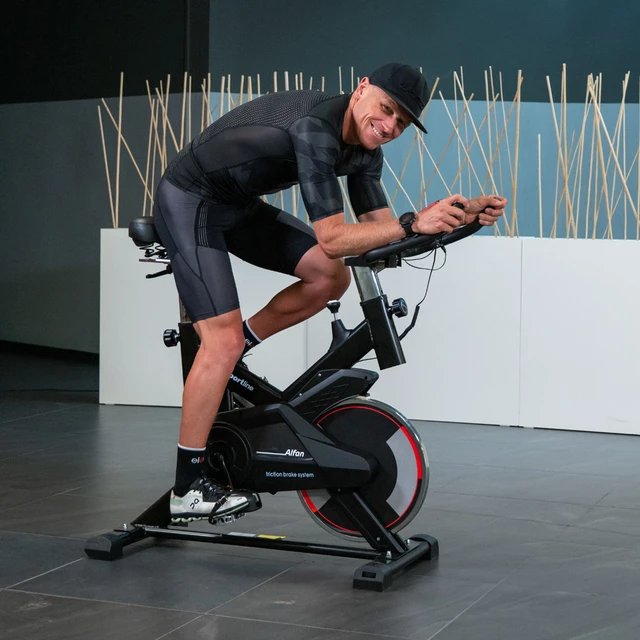 Spin Bike inSPORTline Alfan - Black-Red