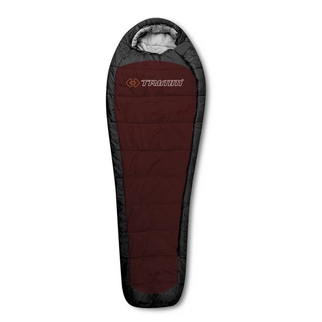 Peak Trimm Sleeping Bag - Red-Grey