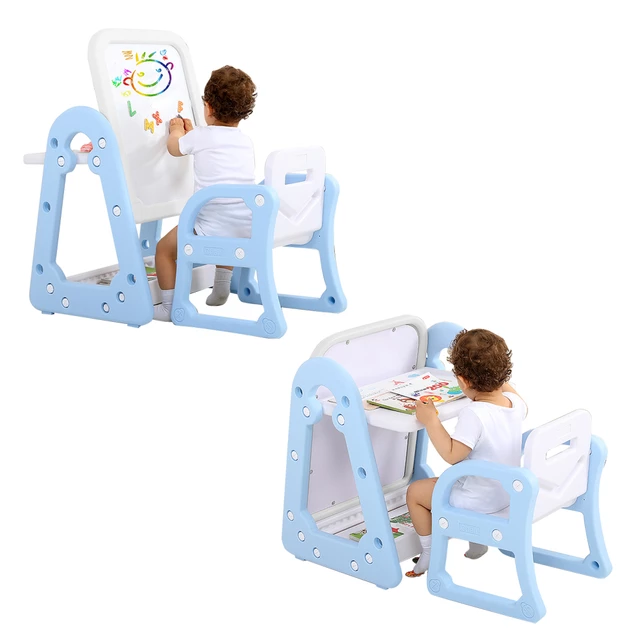 Drawing Board w/ Chair inSPORTline Gacino - Pink - Blue