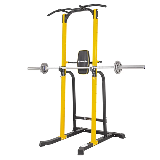 Free-Standing Pull-Up Station inSPORTline Power Tower PT250 - Black-Yellow