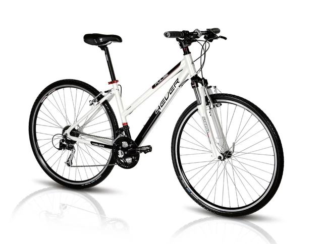 Lady's cross bike 4EVER PULSE V-Brake 2011 - White