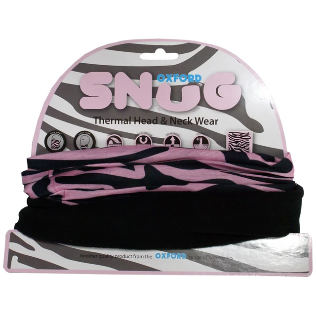 Universal Multi-Functional Neck Warmer Oxford Snug - Black
