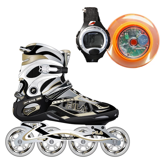 Ladies Fila Primo LX-W inline skates + speedmeter