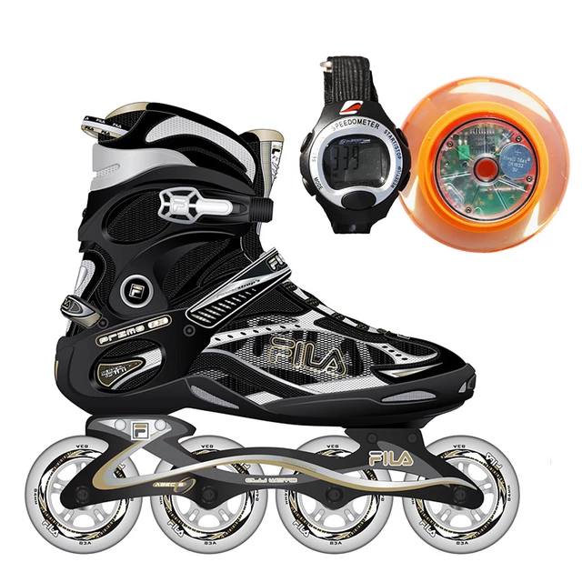 Unisex Fila Primo LX inline skates + speedmeter