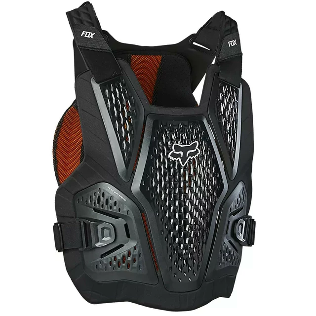 Chest Guard FOX Raceframe Impact Soft Back D3O Black - Black - Black
