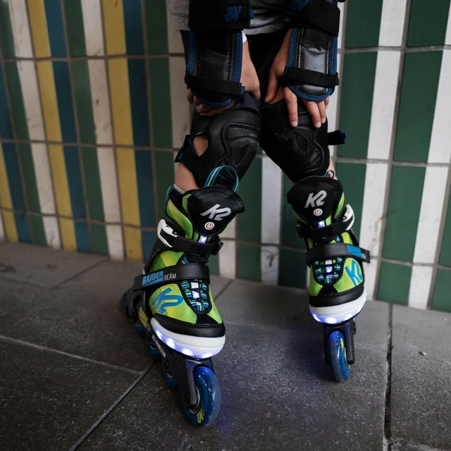 Adjustable LED Inline skates K2 Raider Beam 2023