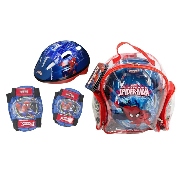 Protector & Helmet Set Spiderman w/ Bag