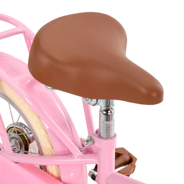 Children’s Bike Joystar Stitch 14” w/ Basket & Training Wheels • 92 – 120 cm - Pink